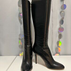 Brand New Black Jimmy Choo High Boots - Size 38 1/2